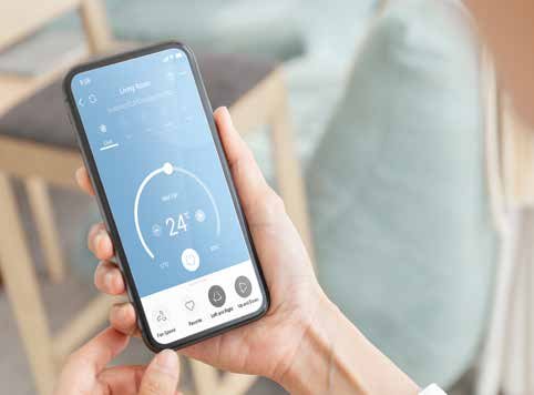 Controlling an air conditioner from the Ariston Clima smartphone app